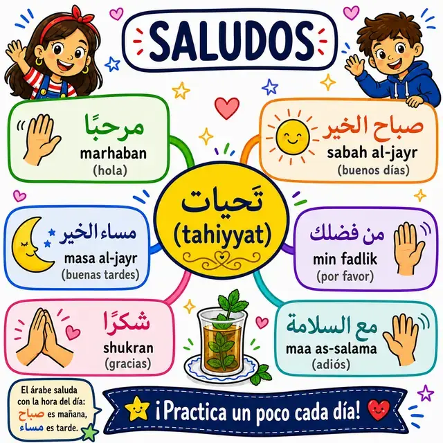 Mapa mental: Saludos